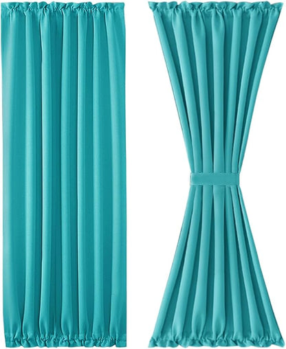 DWCN French Door Curtains – Rod Pocket Thermal Blackout Curtain - Image 7