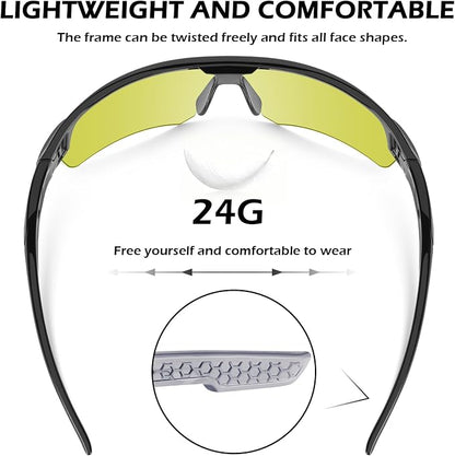 OXG 12 Pack Safety Glasses for Men Women, ANSI Z87.1 Safety Goggles Impact - Image 4
