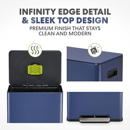 Simpli-Magic Infinity Edge 60 Liter / 16 Gallon Rectangular Hands-Free Extra - Image 3