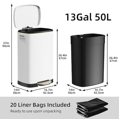 KUK 13 Gallon Kitchen Trash Can - Image 7