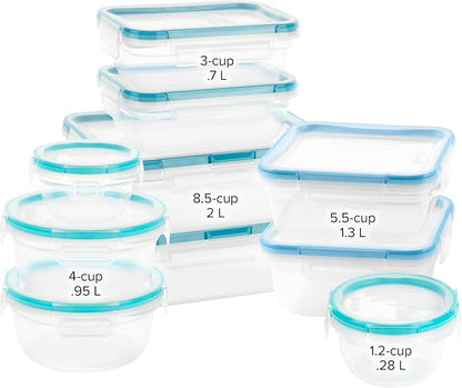 Snapware Plastic Total Solutions Food Storage Containers Set, Airtight & - Image 2