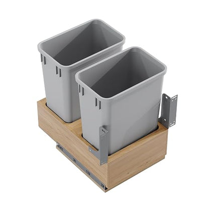 Dowell B18/B21 Wood Base Wastebasket Pullout - Image 5