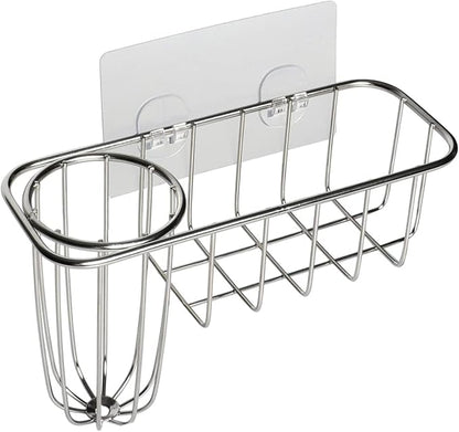HULISEN 3-in-1 Sponge Holder for Kitchen Sink - Image 8
