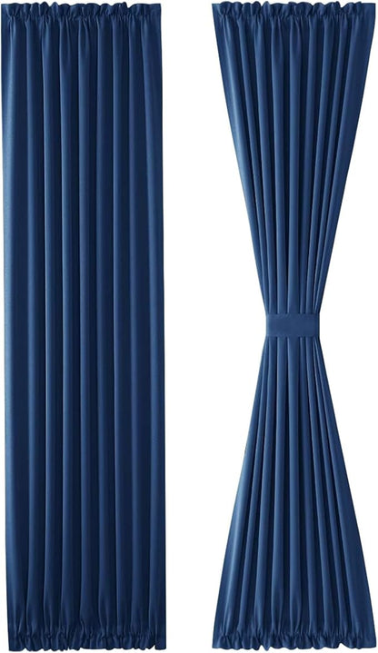DWCN French Door Curtains – Rod Pocket Thermal Blackout Curtain - Image 7