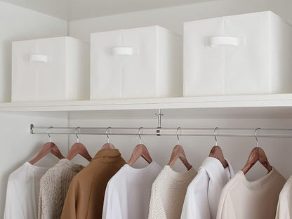 StorageWorks Storage Baskets for Shelves, Foldable Fabric Closet Storage Bins - Image 4