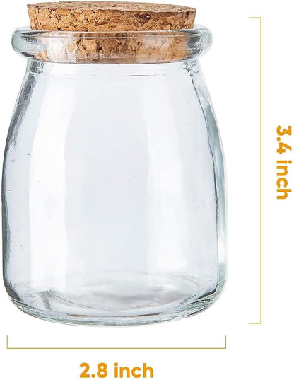 Brajttt Glass Mini Yogurt Jars 40 Pack, 7 oz Favor Jars - Image 2