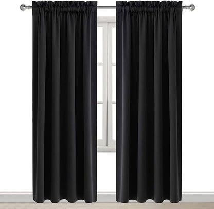 DWCN Blackout Curtains Room Darkening Thermal Insulated Bedroom Curtains Window - Image 8