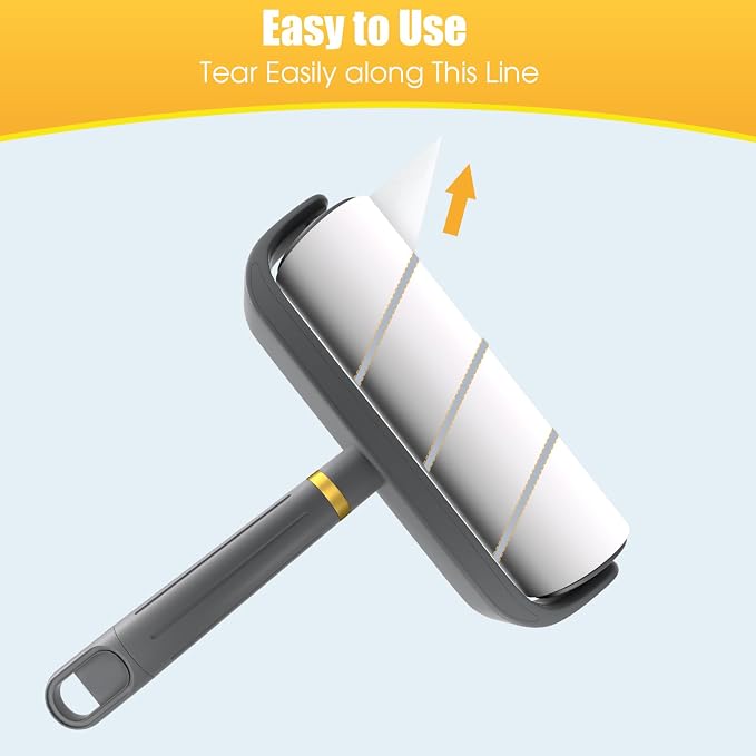6.3" Large Surface Lint Roller Refills, Extra Sticky Roller - Image 4
