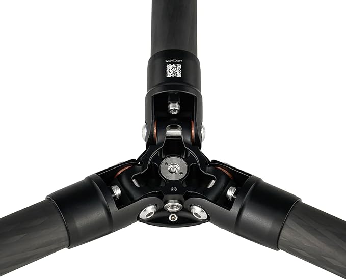 Leofoto Professional Camera Tripod, 63.9" Compact Carbon Fiber Tripod for DSLR Video Camcorder, 5 Leg Sections, 360° Ball Head, Max Load 20KG/44Lb (LS-365CX+LH-47LR)