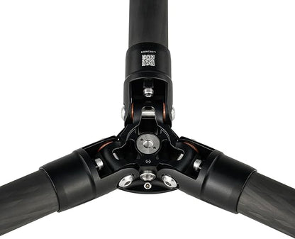 Leofoto Professional Camera Tripod, 63.9" Compact Carbon Fiber Tripod for DSLR Video Camcorder, 5 Leg Sections, 360° Ball Head, Max Load 20KG/44Lb (LS-365CX+LH-47)