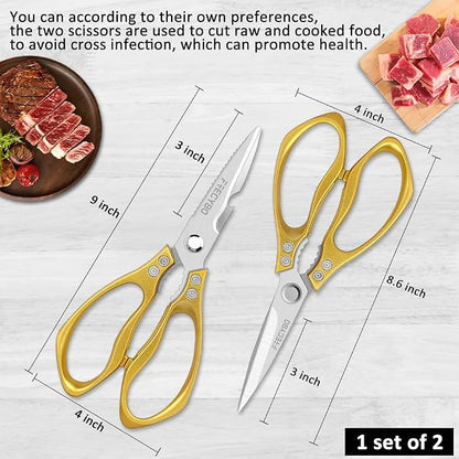 Kitchen Scissors, Stainless Steel Cooking Scissors - Image 6