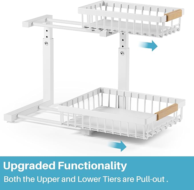 1 Packs Under Sink Organizer, Small Shelf - Image 2