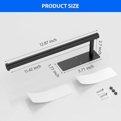 Paper Towel Holder Under Cabinet, Self-Adhesive, No Drilling, Stainless Steel - Image 5