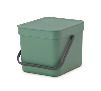 Brabantia Sort & Go Food Trash Can Small Countertop Kitchen Compost Caddy by BrabantiaUSA