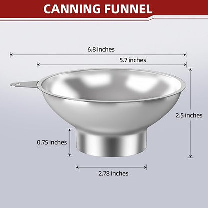 Canning Funnel with Strainer - Image 5