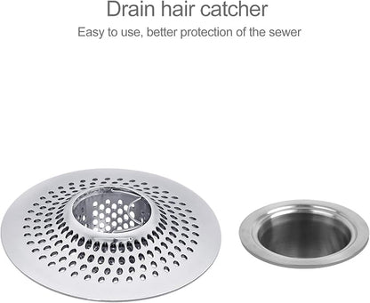 LEKEYE Drain Hair Catcher/Bathtub Shower Drain Hair Trap/Strainer Stainless - Image 2
