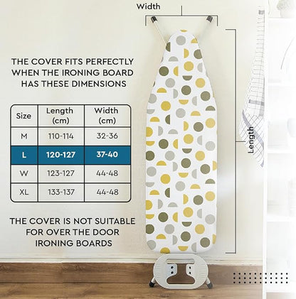 Encasa XO Ironing Board Cover and Pad 54"x15" - Image 2