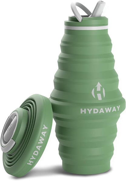 HYDAWAY 25oz Collapsible Water Bottle - BPA-Free, Leakproof, Lightweight, and Space-Saving - Perfect for Hiking, Travel, and All-Day Hydration