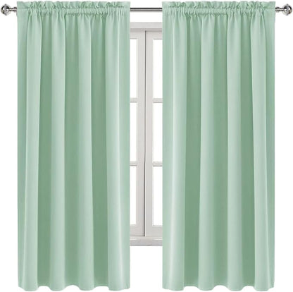 DWCN Blackout Curtains Room Darkening Thermal Insulated Bedroom Curtains Window - Image 9