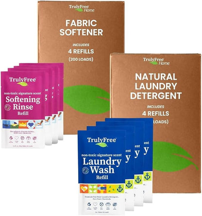 TRULY FREE - Laundry Detergent for Sensitive Skin + Signature Scent Fabric by TrulyFreeHome