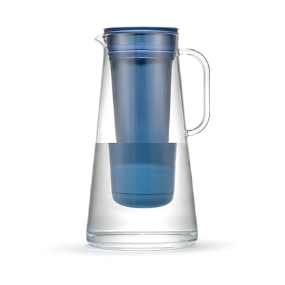 LifeStraw Home Pitcher BPA Free Plastic 7 Cup Stormy Blue by LifeStraw