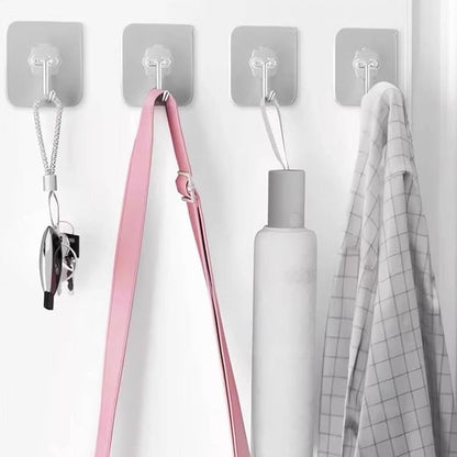 Adhesive Wall Hooks for Hanging Heavy Duty 50 lbs Large Hooks for Walls No - Image 5