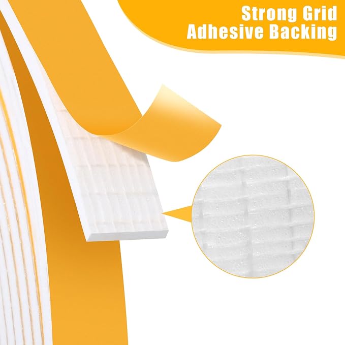 Weather Stripping Seal for Door Window, 13Feet High Density Foam Tape, - Image 3