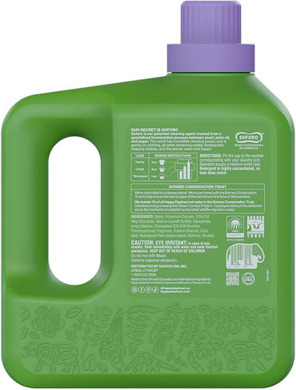 Happy Elephant Liquid Laundry Bundle, Natural Laundry Detergent & Fabric - Image 2