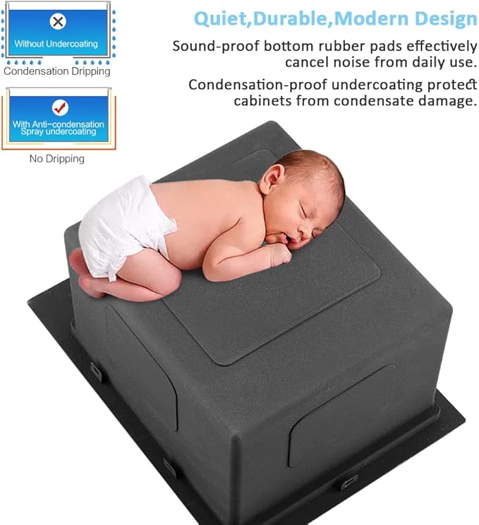 15 Inch Drop In Bar Sink Workstation-Bokaiya 15x20 Small Kitchen Outdoor Rv Sink Stainless Steel 16 Gauge Wet Bar Drop In Single Bowl Island Sinks with Cutting Board