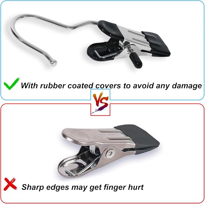 15/30Pcs Upgrade Double Head Clamp Dipped Clothespin - Image 4