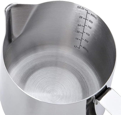SIKEMAY Milk Frothing Pitcher Cup, 32oz/900ML Milk Frother Cup Stainless Steel - Image 7