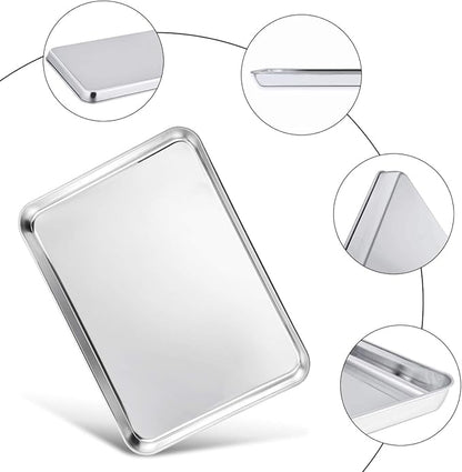 TeamFar Baking Sheet, 20’’×14’’×1’’, Cookie Sheet Half Sheet Baking Pans - Image 4