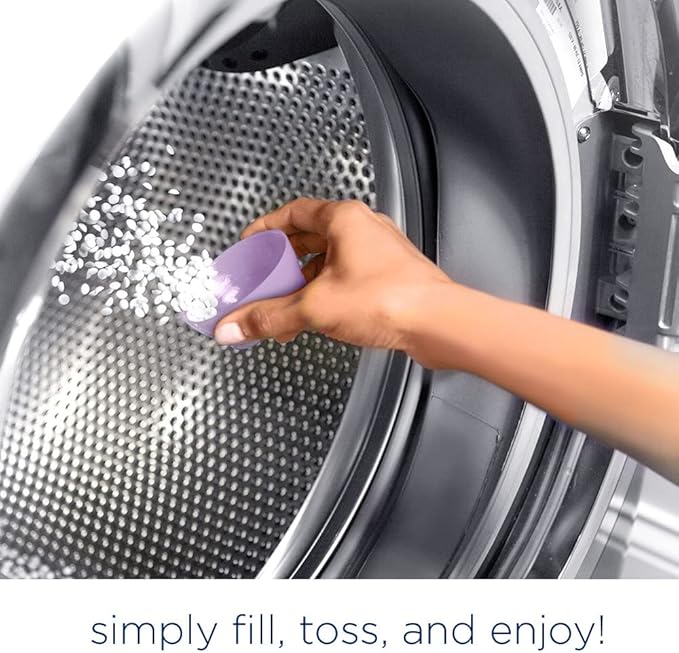 Downy Light Laundry Scent Booster Beads for Washer, White Lavender, 24 oz, with No Heavy Perfumes