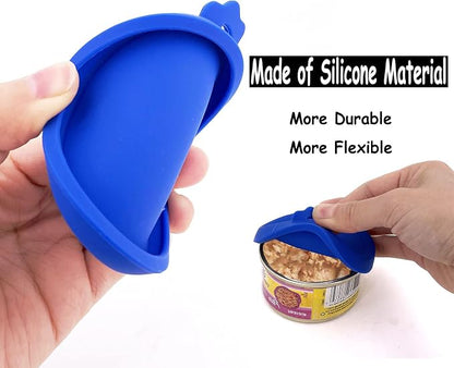 Comtim 3 Pack Cat Food Can Lids, Silicone Small Pet Food Can Lids Covers - Image 3