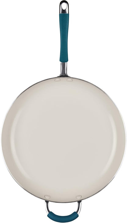 Rachael Ray Cucina Ceramic Nonstick Frying Pan/Skillet, Dishwasher Safe - Image 11