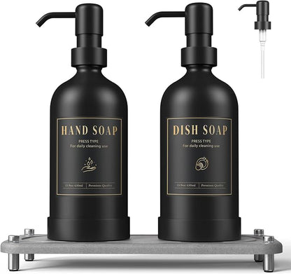 Luxspire Soap Dispenser Set, Hand Soap Dispensers by Luxspire