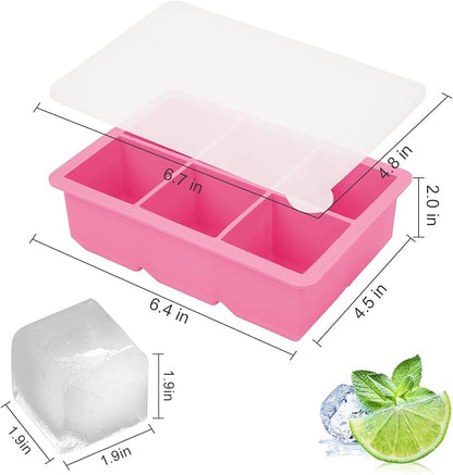 Excnorm Silicone Ice Cube Trays 3 Pack - Image 3