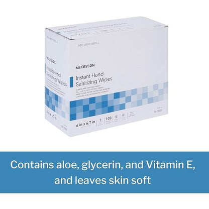 McKesson Hand Sanitizing Wipes Alcohol Wipes - Image 3