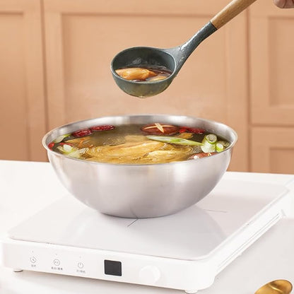 Stainless Steel Salad Bowls Set of 2 Mixing Bowl - Image 6