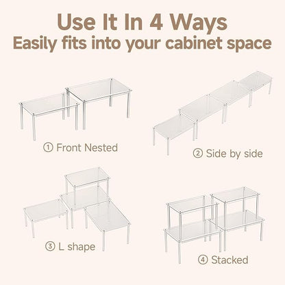 Clear Kitchen Cabinet Organizer, Acrylic Shelves - Image 8