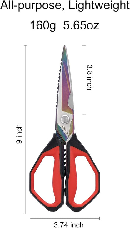 LIVINGO Sharp Kitchen Scissors for Food - Image 3