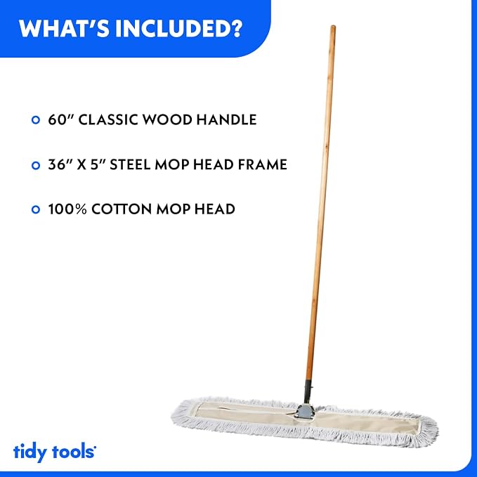 Commercial Dust Mop & Floor Sweeper, 36 in. Dust Mop - Image 3