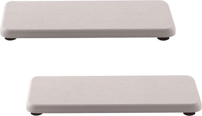 NiuYichee 2 Pcs Water Absorbing Stone Trays, Kitchen/Bathroom Sink Soap Dish by NiuYichee