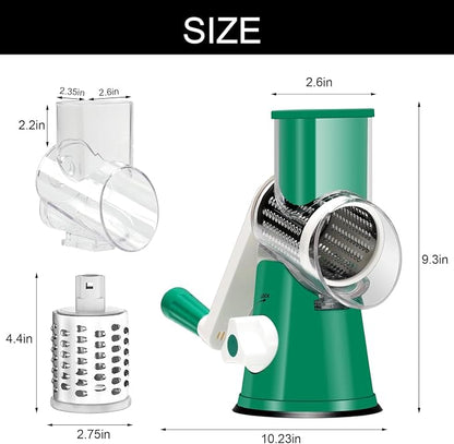 Cambom Rotary Cheese Grater Hand Crank Cheese Shredder - Image 5