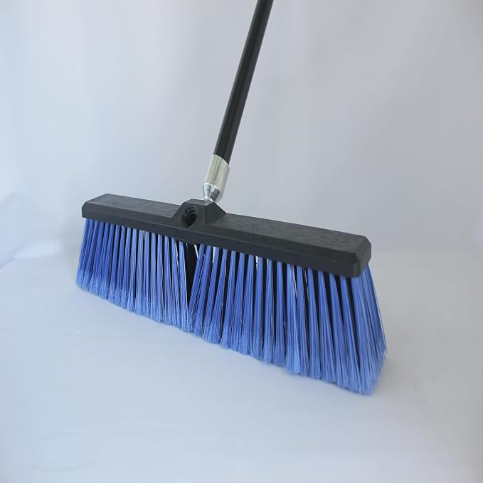 2PCS Push Broom Head Outdoor Large Stiff Bristle Broom Head - Image 4