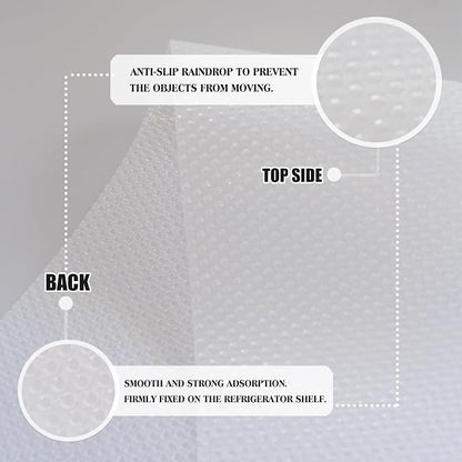 10Pcs Refrigerator Liners, Washable Fridge Liner Shelf Mats Refrigerator Pads - Image 5