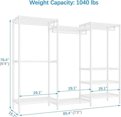 VIPEK V5 Plus Portable Closet Wardrobe Heavy Duty Clothes Rack, Large Free - Image 5