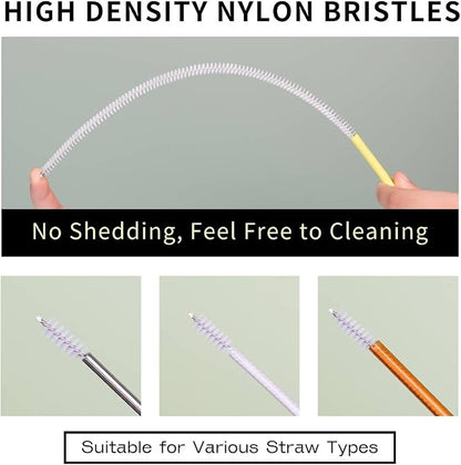 Straw Clean Brush Extra Long 12 Inch Straw Tube Brushes - Image 3