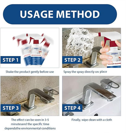 AUJ 2PCS Mould Cleaner Spray, Mould Cleaner Foam Spray, Powerful Multi-purpose - Image 6