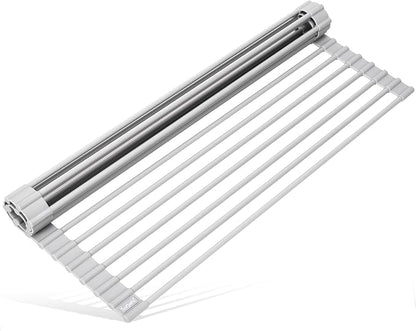 Surpahs 17.5 x 13.1 Inch Roll-Up Dish Drying Rack, Fits Across Sink Openings up by Surpahs